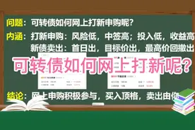 可转债如何网上打新申购，你知道吗？视频封面