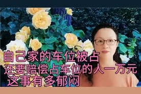 自己家的车位被占，还要赔偿占车位的人一万元，这事窝不窝火？视频封面