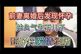 甄子丹爱情经历，前妻离婚后发现怀孕，并负气生下儿子视频封面