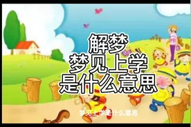 解梦，梦见上学是什么意思视频封面