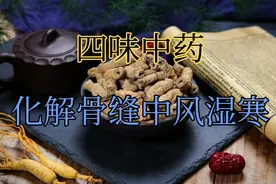 风湿、关节痛？四味中药煮水，逼走骨缝中的风、寒、湿视频封面