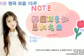 韩国IU李知恩的名曲视频封面