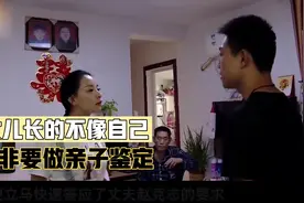 女儿长得不像父亲，年轻爸爸非要做亲子鉴定，鉴定之后，家没了视频封面