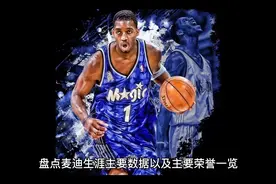 盘点NBA四大分卫之麦迪生涯数据荣誉视频封面