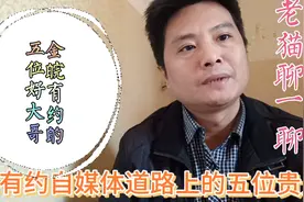 金皖有约自媒体道路上举足轻重的五位贵人好大哥，且听老猫聊一聊视频封面