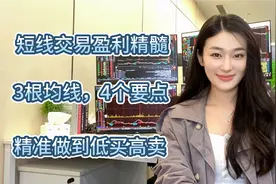 短线交易终极武器，3根均线，4个要点，交你正宗地吸高抛做T视频封面