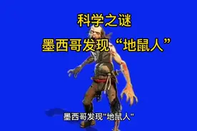 墨西哥发现地鼠人