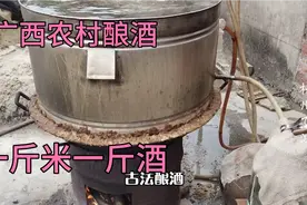 广西农村自己酿土茅台，一斤米一斤酒出酒50度，壮话交流你听懂吗