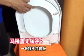 马桶盖失去缓降功能怎么办？师傅手把手教你，一分钱不花修好视频封面