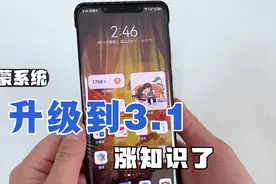 鸿蒙系统手机，如何升级到3.1版本，教你这样预约升级，涨知识了视频封面