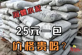 建造深山小棚子第二天，海螺水泥25元一包，这价格贵吗视频封面