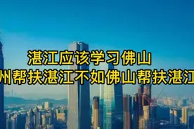 湛江应该学习佛山，广州帮扶湛江不如佛山帮扶湛江视频封面