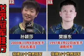乒乓球世界冠军排行榜，看看中国乒乓球到底有多牛！视频封面