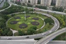 航拍广东佛山顺德立交桥视频封面