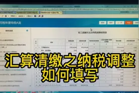 汇算清缴之纳税调整视频封面