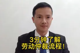 3分钟了解劳动仲裁流程，学会了流程，就能够轻松打赢劳动案件！视频封面