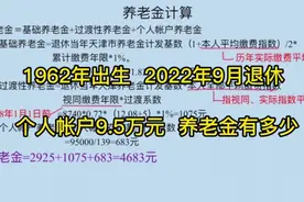 1962年出生，2022年9月在天津退休，总缴费41.83年，养老金有多少视频封面