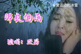 亚男的嗓音真好听！分享一首她演唱的歌曲《那夜的雨》视频封面