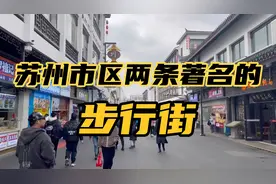 苏州市区两条著名的步行街视频封面