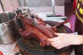 我的家乡美食潮汕澄海咸香味卤水狮头鹅 传统老味道纯正卤香视频封面