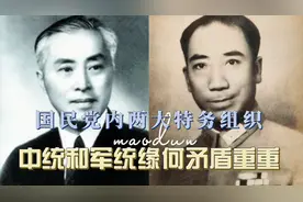 国民党内两大特务机构，中统与军统缘何矛盾重重、互相拆台？视频封面