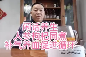 闲话养生 人参枸杞同煮 补气养血促进循环视频封面