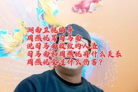 湖南卫视周燕妮为什么骂司马南？说司马南极致人渣，这伤害够深的视频封面