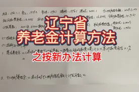 辽宁省养老金计算方法之——新办法的计算公式视频封面