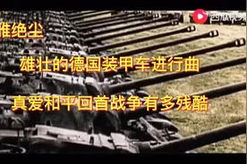 雄壮的德国装甲车进行曲，珍爱和平所以我们回首战争有多残酷视频封面