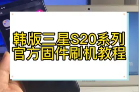 韩版三星s20系列官方固件刷机教程，s20/s20+/s20ultra 救砖教程