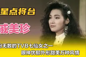 戚美珍—圈粉无数的TVB七仙女之一，眼神忧郁外形甜美万种风情。视频封面