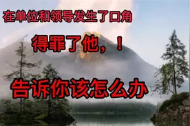 在单位和领导发生了口角，得罪了他，告诉你该怎么办？视频封面