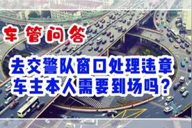 到交警队窗口处理车辆违章，车主本人需要到现场吗？视频封面