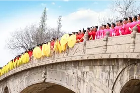 赵州桥上七彩虹，万亩雪海映天边视频封面