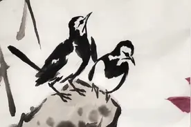 收放自如 简洁明快 著名国画家黄洪平大写意花鸟作品欣赏视频封面
