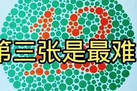 分享三张色盲图，考驾照开车的必看视频封面