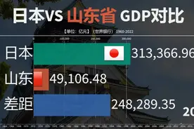 山东日本人口同为1亿+，近60年经济差距缩小还是在扩大？来看对比视频封面