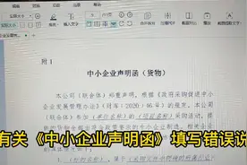 有关《中小企业声明函》填写常见错误说明！视频封面