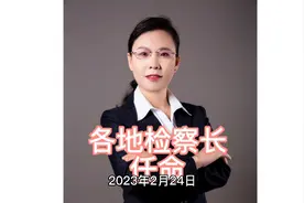 各地人民检察院检察长任命视频封面