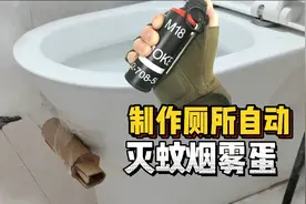 今天帮妈妈在厕所装了一个全自动灭蚊烟雾蛋视频封面