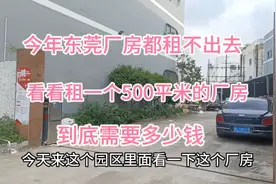 今年东莞厂房租不出去，看看租一个500平米的厂房到底需要多少钱视频封面