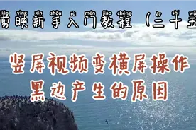 剪映新手入门教程 竖屏视频变横屏  黑边产生的原因  一看就会视频封面