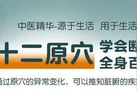 中医精华十二原穴的信息，学会以后可以断全身百病，全面实用。视频封面