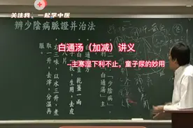 倪海厦-伤寒论，白通汤（加减），寒湿下利不止，童子尿的妙用视频封面