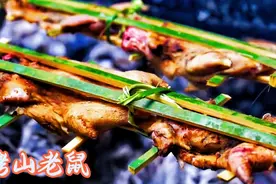 放牛娃的味道，山老鼠这样烤着吃，缺点就是很费酒视频封面