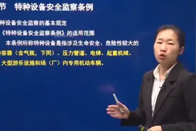 精讲 第六章 第八节 特种设备安全监察条例视频封面