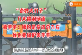 奇妙大刀子几大催泪场面，喜羊羊：哪怕变成奇力石也要保护美羊羊视频封面