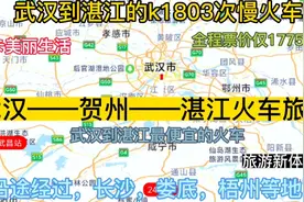 武汉到湛江的公交慢火车来了，全程1441公里，票价才177元。视频封面