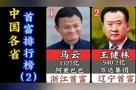 中国各省首富排行，三百六十行，行行出状元！视频封面
