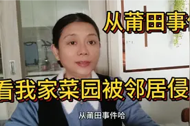 从莆田事件，联想到我家菜园子被邻居家侵占，看我是怎么处理方的